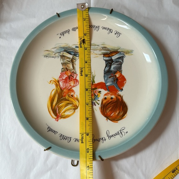 GiGi Collectors Display Plate Retro Home Decor, 1970s Country Farmhouse, rare - Picture 5 of 7